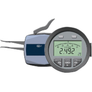 Palpeur intérieur digital Kroeplin® - 80-100 mm avec certification DKD et protection IP67_0