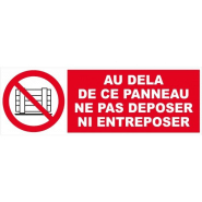Panneaux rigides 450x150 mm interdictions dangers - PNGPSC-NV13/NDNE_0