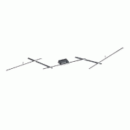 Plafonnier LED RGBW noir mat 22W dimmable avec télécommande - Trio - Arvin - noir métal 4017807504040