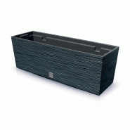Prosperplast - Jardinière coloris Anthracite, avec réservoir, collection FURU - 58x18x19,5 cm, capacité 12 L - gris plastique polypropylène ZA5230