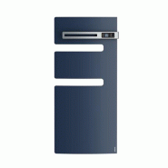 Radiateur sèche-serviettes connecté Serenis avec soufflerie mât droite 1500W Bleu profond - Atlantic - 850590_0