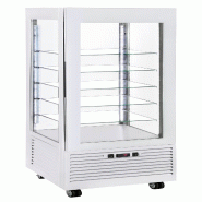Roller Grill Vitrine verticale, négative ventilée, blanche avec étagères en verre, 360 litres RDN 600 FW - blanc verre RDN 600 FW