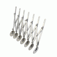 Rouleau INOX multi-coupe extensible 7 roulettes