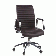 Siège de bureau / Fauteuil de direction ASPERA 10, cuir Nappa marron hjh OFFICE - marron cuir 600914