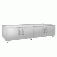 Soubassement en acier inoxydable - 1600mm - 4 portes  - Mario 700 | GGM -UBK1600-E