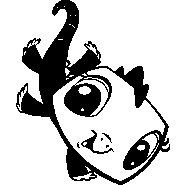 Sticker Caricature petit croco 2