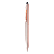 Stylo à bille stylet en métal - finition métallique brillant - encre bleue - couleur rose - 27g Stylo à bille stylet en métal - finition métallique brillant - encre bleue - couleur rose - 27g
