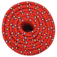 Vidaxl corde de bateau rouge 12 mm 100 m polypropylène 152407