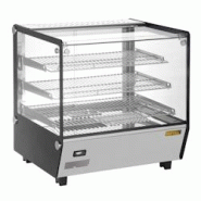 Vitrine chauffante de comptoir carrée Buffalo 120L - noir HW923 Vitrine chauffante de comptoir carrée Buffalo 120L - noir HW923