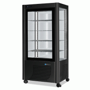 Vitrine pâtissière réfrigérée - 4 faces vitrées - 200L ou 408L - Fabrication belge Vitrine pâtissière réfrigérée - 4 faces vitrées - 200L ou 408L - Fabrication belge