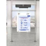 Affiche en pvc souple dos gris - impactexpo