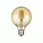 Ampoule LED globe E27 8W 806 lm 2700K ambré dimmable - TRIO- Globe - gris verre 4017807509120 Ampoule LED globe E27 8W 806 lm 2700K ambré dimmable - TRIO- Globe - gris verre 4017807509120