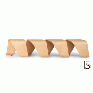 Banc d'accueil ADN - True Design - 4 places_0