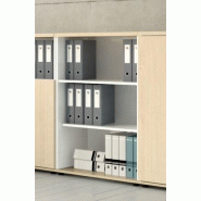 Bibliothèque Class  - MDD - Gris aluminium, Gris aluminium