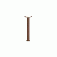 Borne LED d'extérieur Mac Floor XL Corten 4000K - 12W IP65 en aluminium h60cm - Downlight - Beneito & Faure - marron 8436590204108