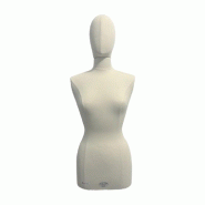 Buste femme couture avec tête - taille 38 - beige
