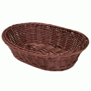Corbeille à pain ovale Cola 26x20x6cm Lot de 2 - Corbeille à pain ovale Cola 26x20x6cm Lot de 2 -