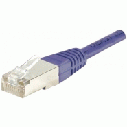 Cordon rj45 catégorie 6 f/utp violet - 1 m 234170