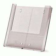 Exposiciónate Taymar® Porte-brochures Comptoir/Mur 1x A4 Portrait W230 - transparent plastique 8595578312287