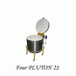 FOUR ENFOURNEMENT VERTICAL PLUTON 2S CAPACITÉ 60 LITRES 1320°C