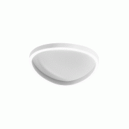 Gea Luce Plafonnier Ecaris P/P 38W+8W Led 2300-2400Lm Cct 3000K/4000K Dimmable En Aluminium Blanc Satiné - Gealuce - blanc ECARIS P/P - BIANCO