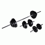 HALTÈRE 2 PIÈCES 30,5 KG FITNESS MUSCULATION 02_0000751 HALTÈRE 2 PIÈCES 30,5 KG FITNESS MUSCULATION 02_0000751
