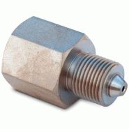 41366, Raccord Haute Pression, Adapteur, .38" M cône - 3/8" F NPTF