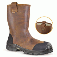 Jallatte - Bottes de sécurité marron et noire JALBOX SAS S3 CI HI HRO SRC Marron / Noir Taille 40 - 40 marron matière synthétique 3597810256774