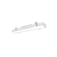 Luminaire linéaire encastré led connectable en série, équipé d'un diffuseur polycarbonate opale - skywap 600