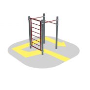 Mc1161 - equipements de street workout - fitpark - long. : 1,5 m – larg. : 1,5 m – haut. : 2,4 cm Mc1161 - equipements de street workout - fitpark - long. : 1,5 m – larg. : 1,5 m – haut. : 2,4 cm