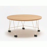 Table basse Pental MDD sur roulettes Table basse Pental MDD sur roulettes