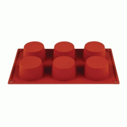 Plaque 6 muffins en silicone Formaflex | Pavoni - N933
