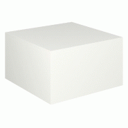 Podium pour mannequins Vertigo blanc 45x45x25cm