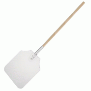 Romux® Pelle à Pizza Long 100 cm en aluminium avec manche en bois | Pelles à pizza professionnelles pour bars et restaurants - 8436604199086