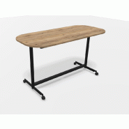 Table haute pliante "EVOLVE" - Ovale, 190 x 85