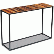 VidaXL Table console Bois de récupération massif 110x35x76 cm Modèle Orion Élite - 243337