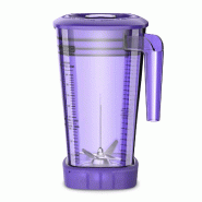 WARING Accessoire pour Blender de bar - Récipient Raptor® violet 2 L sans BPA en copolyester CAC95I-10 - CAC95I-10