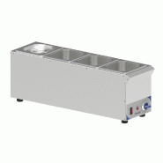 Bain-marie à sauce chauffe à sec avec 4 x gn 1/6 température 95 °c ... - PCBMS416V