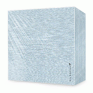 Bio Bamboo® - Serviette jetable, 40 x 40 cm, extrêmement douce, compostable, viscose de bambou, 600 pièces, bleu avio - bleu Bambou COL.113