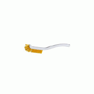 Brosse a rainure plate alimentaire fibre jaune (83924)