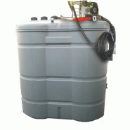 Cuve à fioul double paroi 1500L DISTRIFIOUL - Pompe 56L/min, volucompteur électronique et jauge mécanique