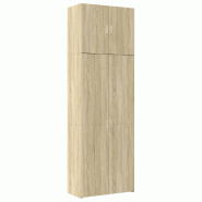 Helloshop26 - Buffet bahut commode armoire meuble de rangement organisateur cuisine salle de séjour salon haut sonoma 80 x 42,5 x 02_0034211 - Bois m