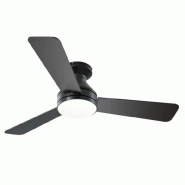 Papuq Ventilateur de plafond avec éclairage LED, Ø105 cm. Pales réversibles. - noir métal 8436613831458