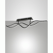 Plafonnier Suspendu Sinuo Led 36W Noir 3666-65-101 Fabas Luce - noir 8019282533313