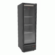Réfrigérateur 1 porte en verre noir 550l l630 7072.1100 COMBISTEEL