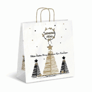 Sac kraft Lilywood poignées torsadées 35x41x14cm - par 50