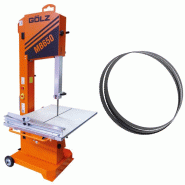 Scie à brique à ruban MB650 profondeur de coupe 650 mm + 1 ruban WIDA4150x27 spécial béton cellulaire - GOLZ - 02829502000+WIDA4150X27