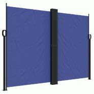 VidaXL Auvent latéral rétractable bleu 180x1200 cm Modèle Titan Concept Pro - 4004836