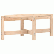 VidaXL Table basse 87x48x35 cm Bois massif de pin Modèle Ombre Boreal Prime - 822322