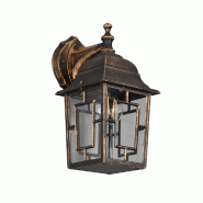 Applique extérieure Volturno 1x E27 IP44 rouille antique aluminium et verre - beige 4017807543582 Applique extérieure Volturno 1x E27 IP44 rouille antique aluminium et verre - beige 4017807543582